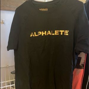 Alphalete Black/Gold Tee